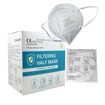 Produktbild CRDLIGHT FFP2 Maske 5-lagig Atemschutzmaske Mundschutz Gesichtsmaske