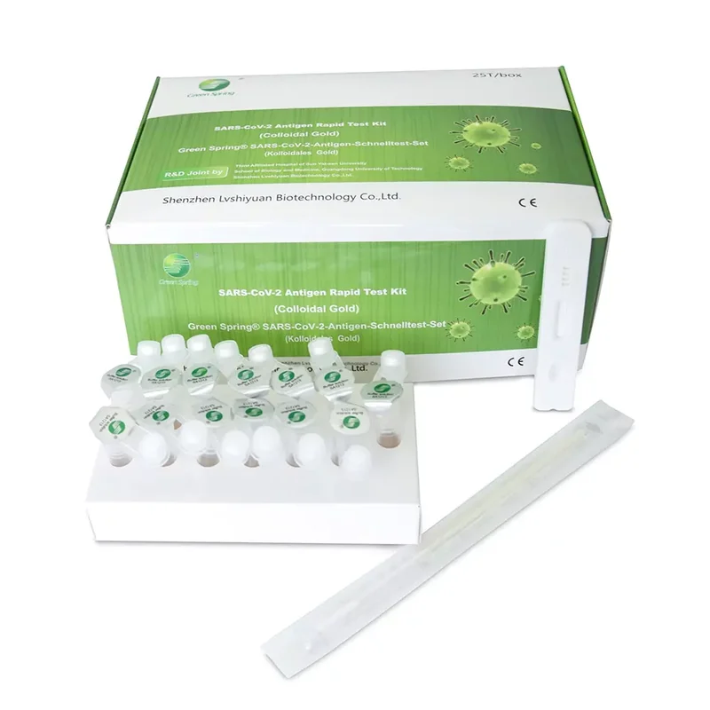 Produktbild Green Spring SARS-CoV-2 Antigen Rapid Test Kit – Colloidal Gold – (4in1 – Profitest)