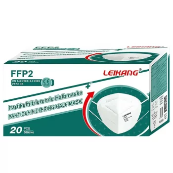 Produktbild LEIKANG FFP2 Maske Mundschutz Atemschutz 5 lagig Gesichtsschutz Filter