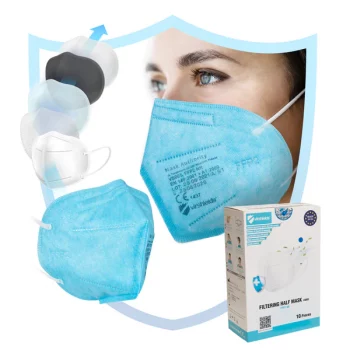 Produktbild Virshields Gesichtsmaske FFP2 5-lagig blau